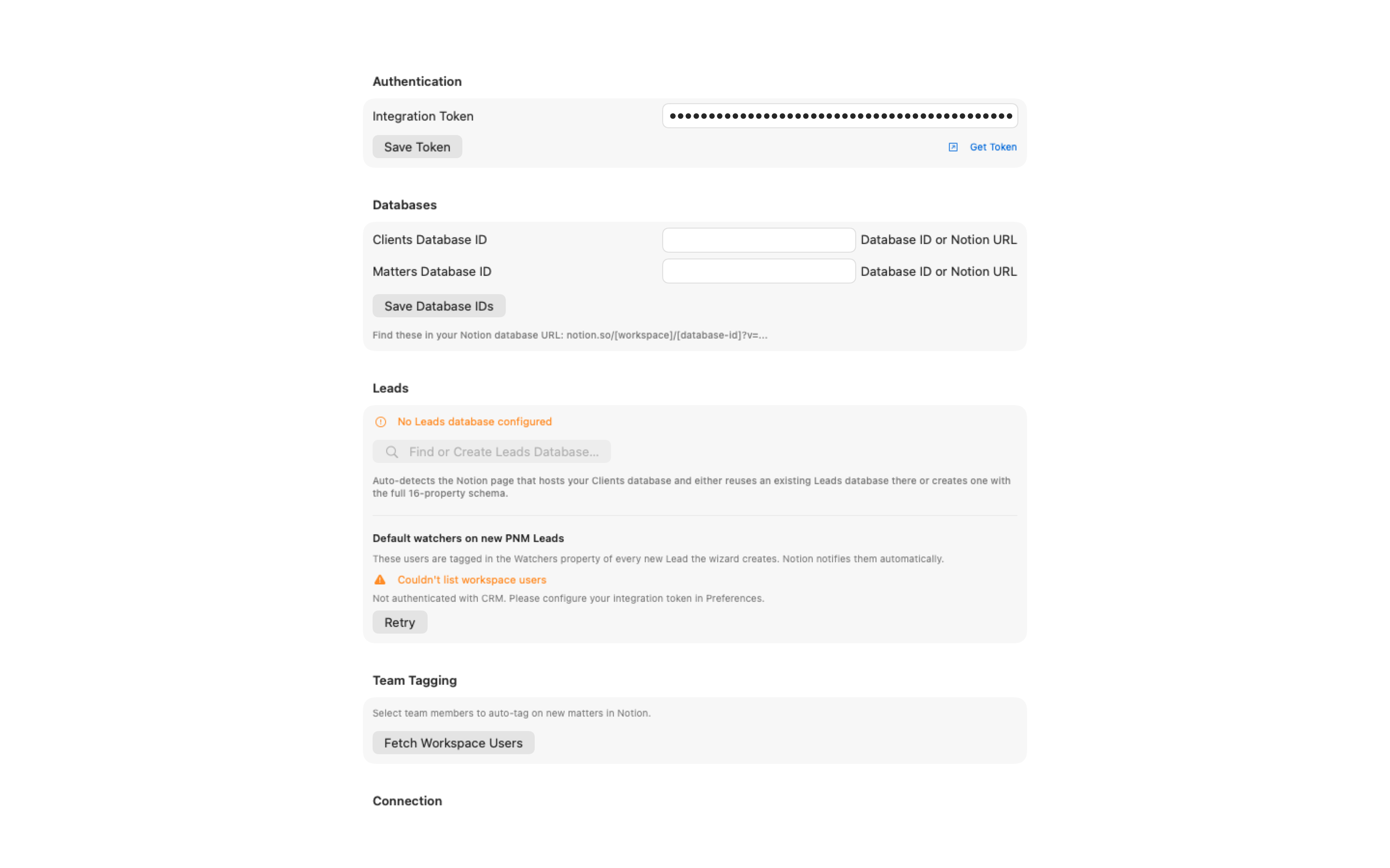 Notion setup wizard